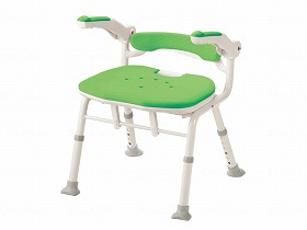 折りたたみｼｬﾜｰﾍﾞﾝﾁ ISﾌｨｯﾄ 骨盤ｻﾎﾟｰﾄﾀｲﾌﾟ/ｸﾞﾘｰﾝ/- アロン化成 536118