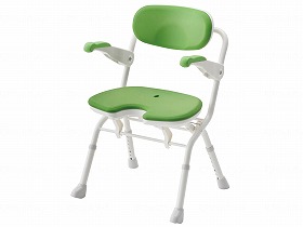 楽らく開閉ｼｬﾜｰﾍﾞﾝﾁ　U/ｸﾞﾘｰﾝ/- アロン化成 536087 18,935円