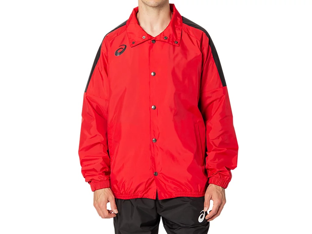 アシックス asics バスケツト 総裏メッシュウオームアップジャケット クラシツクレツド(600) 2XL 2063A188 ウエア 部活動 クラブ活動