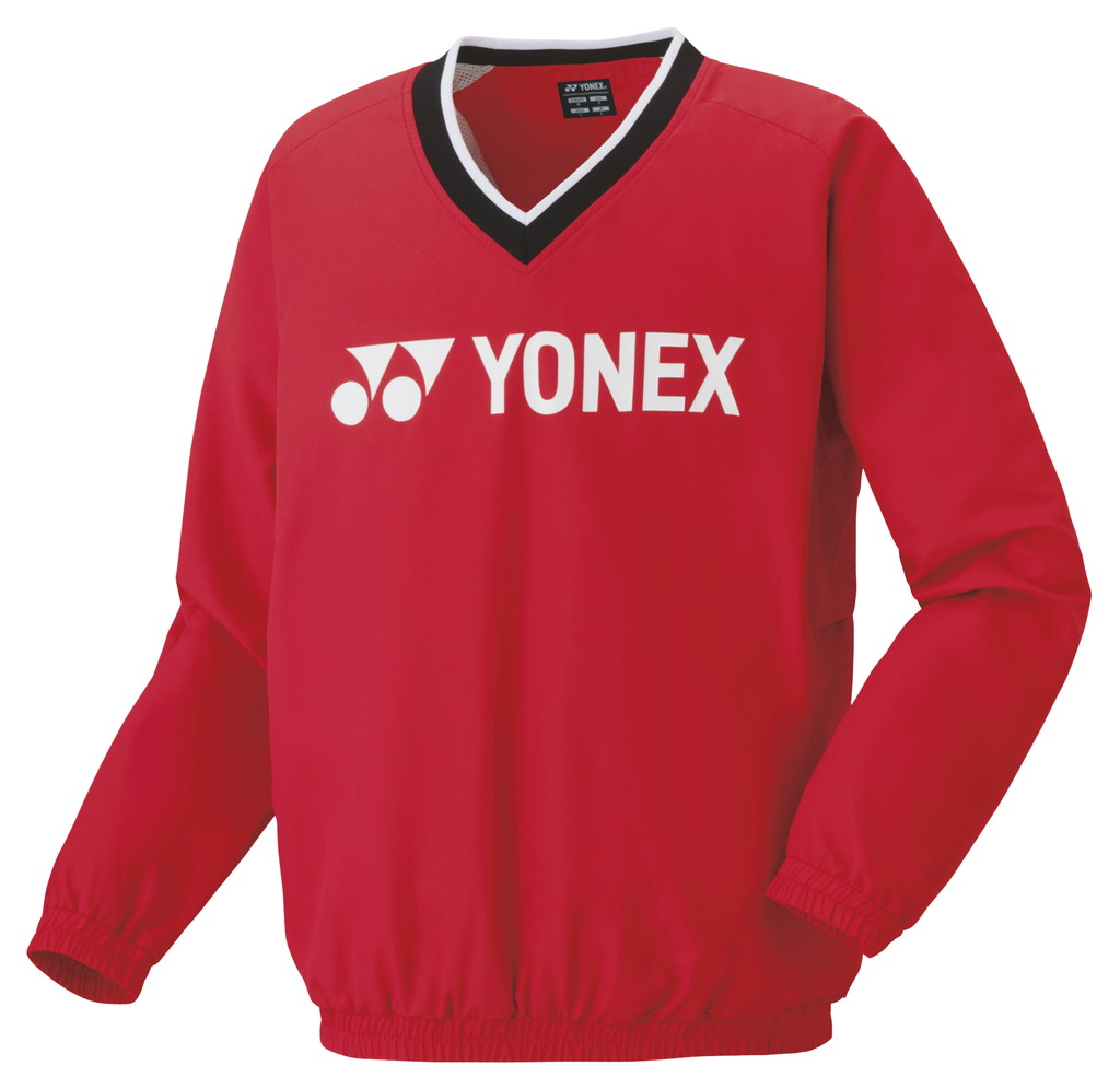 ヨネックス YONEX 496 32033 S ウエア テニス バドミントン ユニ ユニ裏地付ブレーカー ｻﾝｾｯﾄﾚｯﾄﾞ 古典 テニス