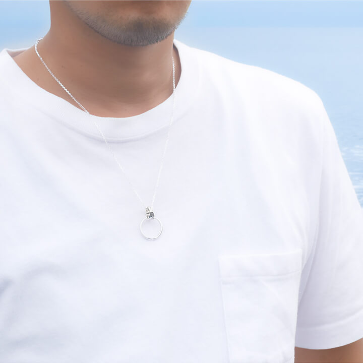 ネックレス ペアネックレス 今治タオル ランキング受賞 かわいい をネックレスにする ペンダント 指輪 猫 Scene ペアネックレス メンズ リングホルダー Lovers リングホルダー レディース シルバー ピンクゴールド ピンク Lsp0073 Pk45 55 人気 記念日 誕生日