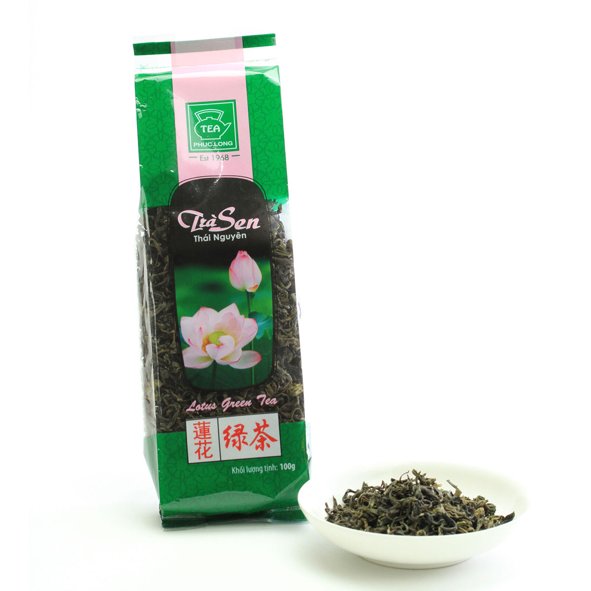 【楽天市場】PhucLong ハス茶 100g（蓮花茶）ベトナム 蓮茶：ベトナム珈琲豆屋 楽天市場店