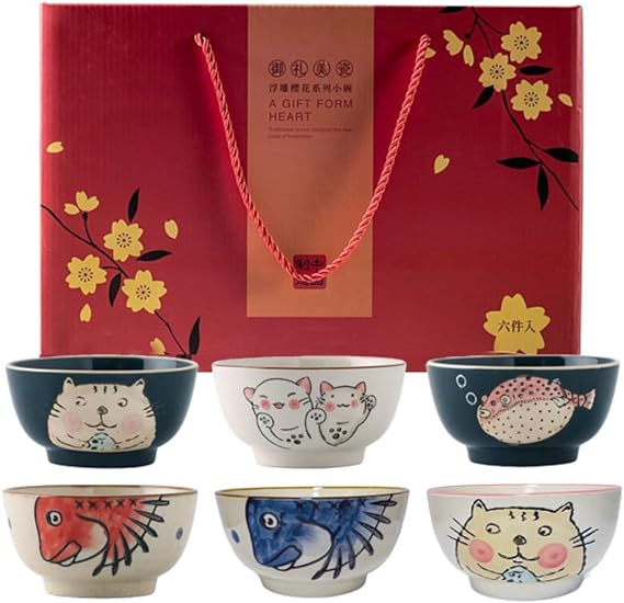 「10％OFFクーポン配布中」飯碗 6皿セット お茶碗 和食器 ライスボール 食器 お椀 陶器 焼き物 おしゃれ 耐熱 軽量 キッチン用品 母の日