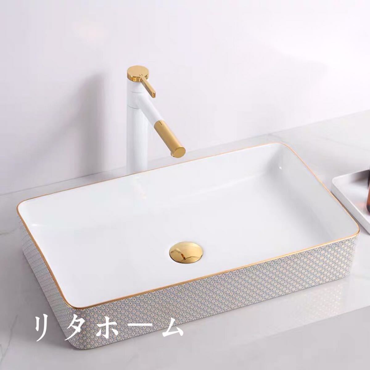 洗面どんぶり鉢書き割り 洗面どんぶり鉢 瀬戸もの 手水鉢 室内用便器器 室内用便器鉢 洗面器．水道の栓 水抜き金具付き添い人