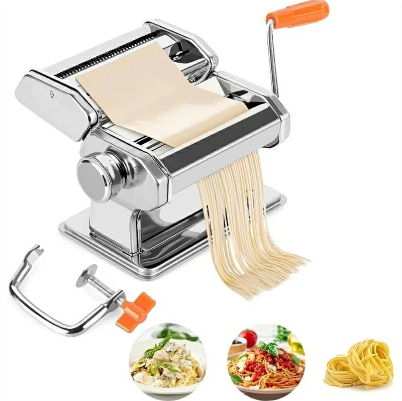 【送料無料】製麺機 家庭用 パスタマシン 平麺 細麺 パスタメーカー ヌードルメーカー 分離式 カッター幅 2.0mm 6.0mm パスタ スパゲテ