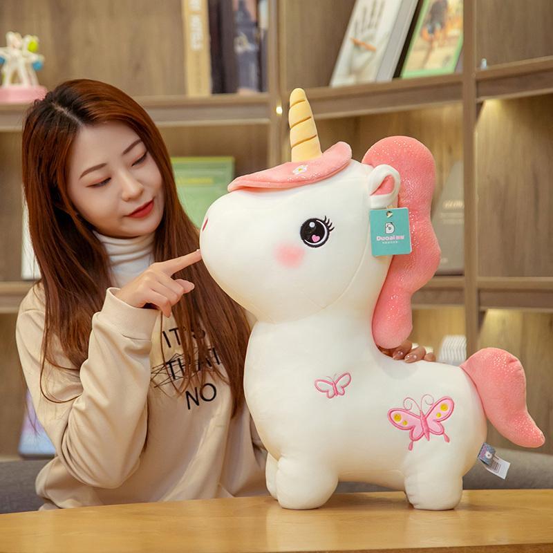 ぬいぐるみ　ユニコーン　抱き枕　かわいい　インテリア　店飾り　添い寝50cm