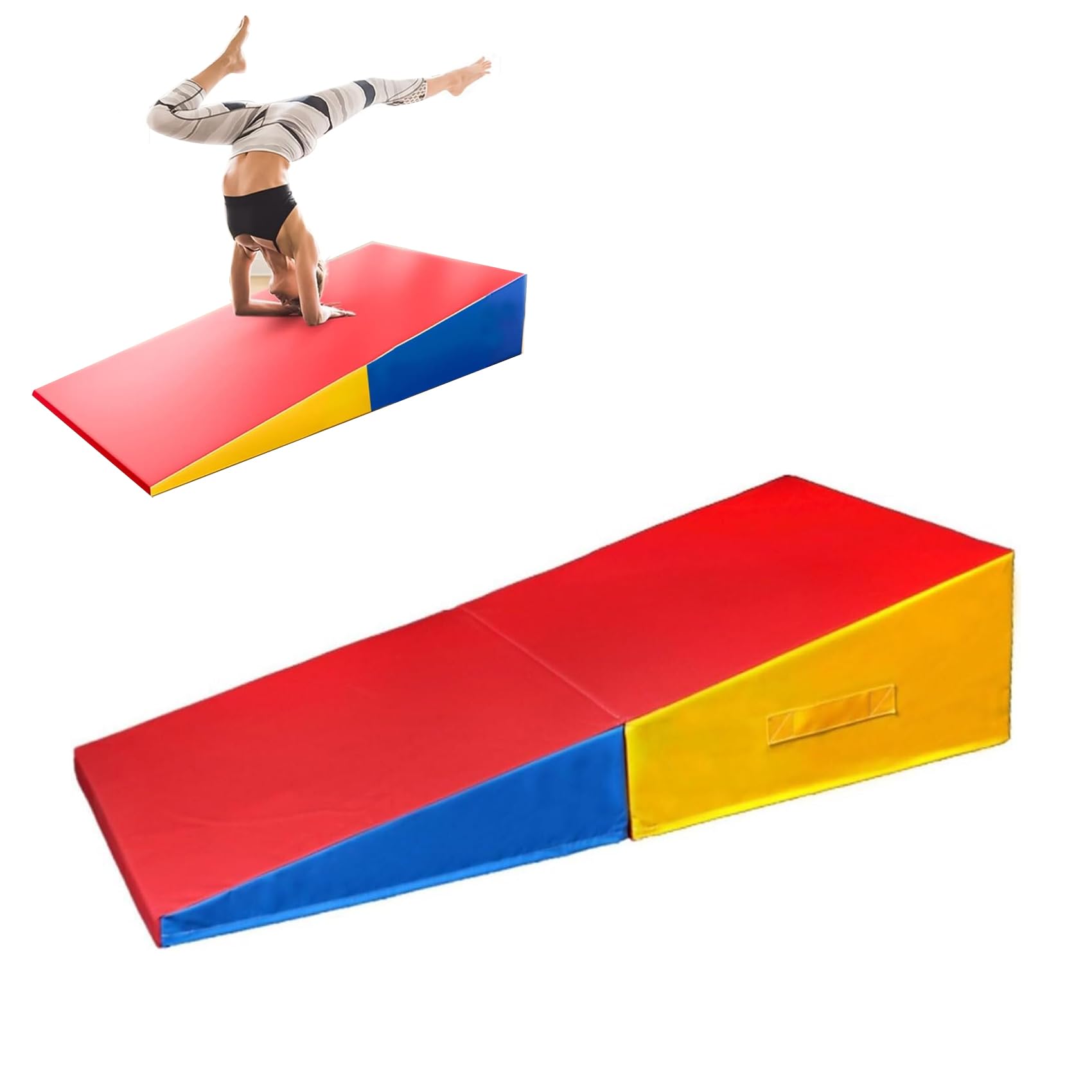 傾斜体感マット３分割(大) 楽天市場】傾斜体操マット 体操用折りたたみ式傾斜マット