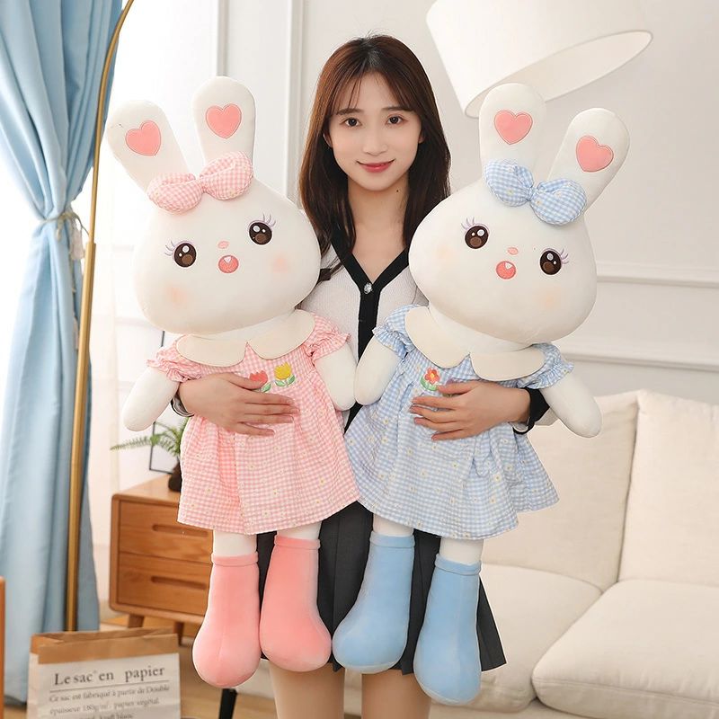 【110cm】送料無料 ぬいぐるみ 全2カラー rabbit 兔 ウサギ 兎 大きい 抱き枕 クッション インテリア 子供 おもちゃ 動物 可愛い 彼女に