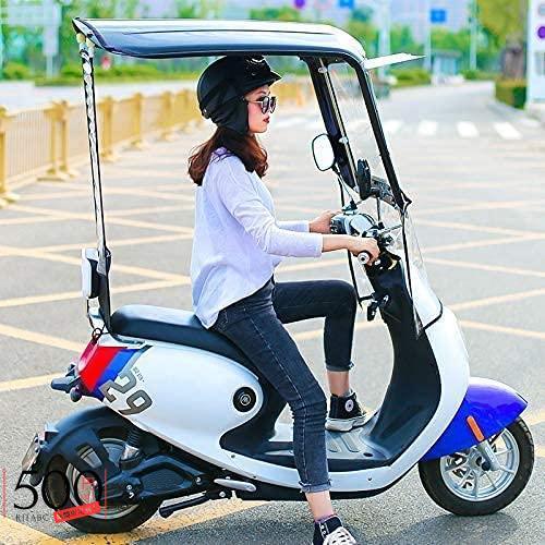 ユニバーサル電動バイクサンシェードカバー、スクーター雨防水カバー、バッテリーカーキャノピー傘カバー、サンバイザー