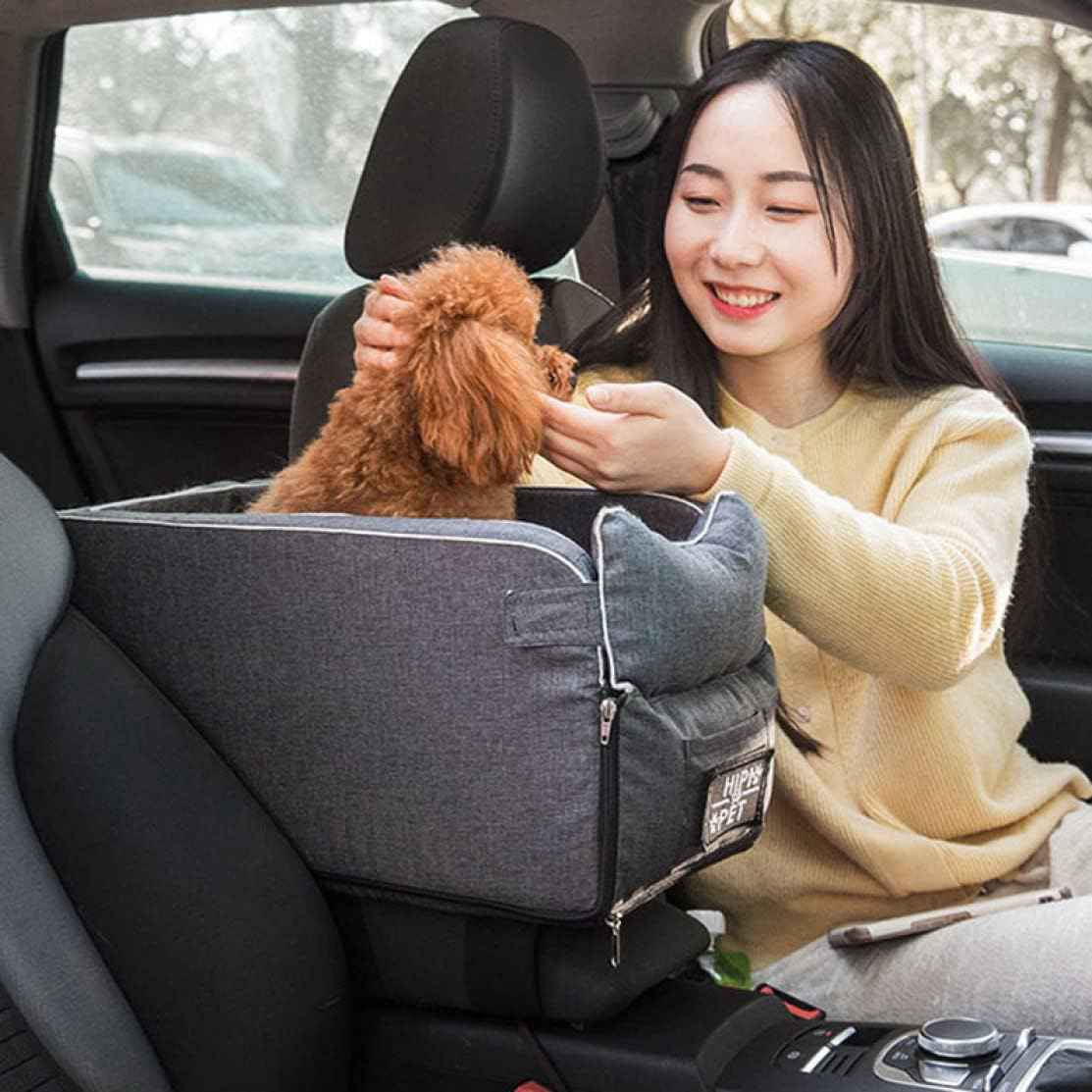ペットボックス 車載 20*22*42 ペット ドライブボックス 車用ペットシート 洗濯可 飛び出し防止 小型犬 猫 うさぎ ペット用品 ペアーム