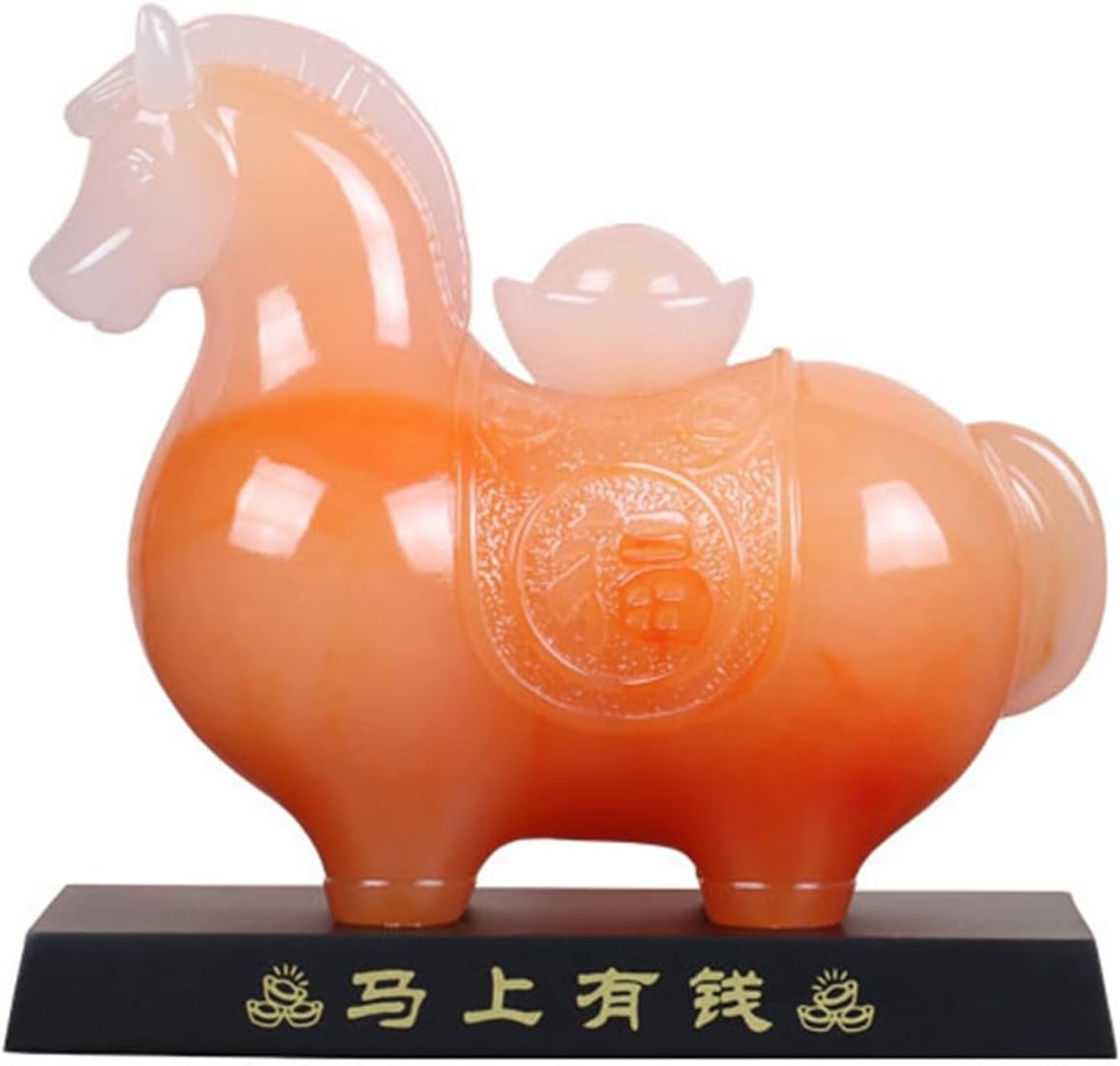 馬 置物 風水グッズ 十二支 樹脂製 動物 金運アップ 商売繁盛祈願 お守り 開運グッズ インテリア 彫像飾り リビング 運気は上が お友達?ご家族へのプレゼント最適 新築祝い 引っ越し 正月