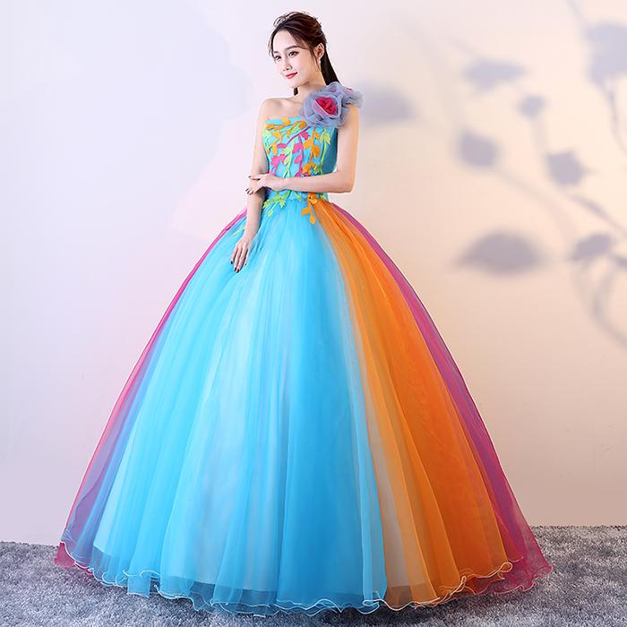 大きいサイズ/ 二次会 ウエディングドレス 花嫁 プリンセス コンサート 結婚式 フォーマルドレス パーティードレス ロングドレス|VIEW shop
