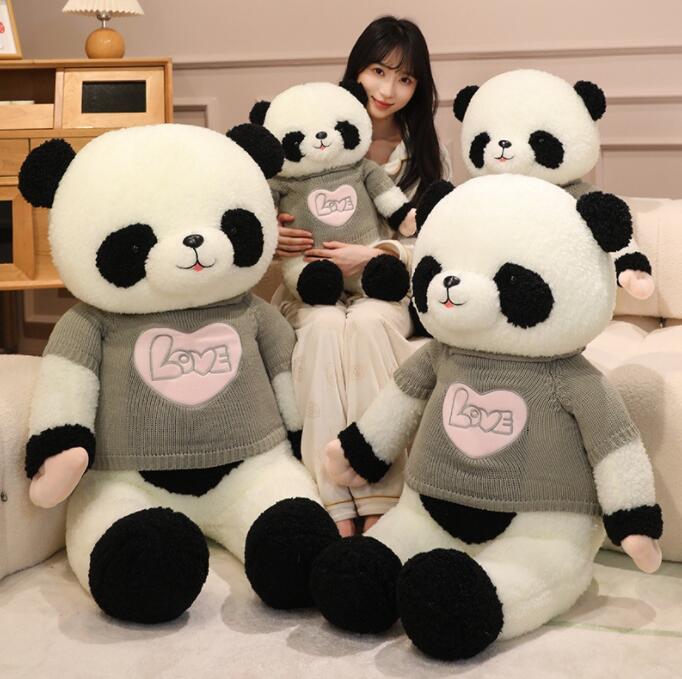 ぬいぐるみ 萌え萌え ジャイアントパンダ ぬいぐるみ  抱き枕 80/60/120/100珊 愛くるしい ぬいぐるみ 大層らしい 特大 差し上げ物 差し上げ物 一般受け キッズ ちびっ子 小学生 成年者 華燭の典 生まれ落ちる日 毛の荒物 毛の荒物 キャ