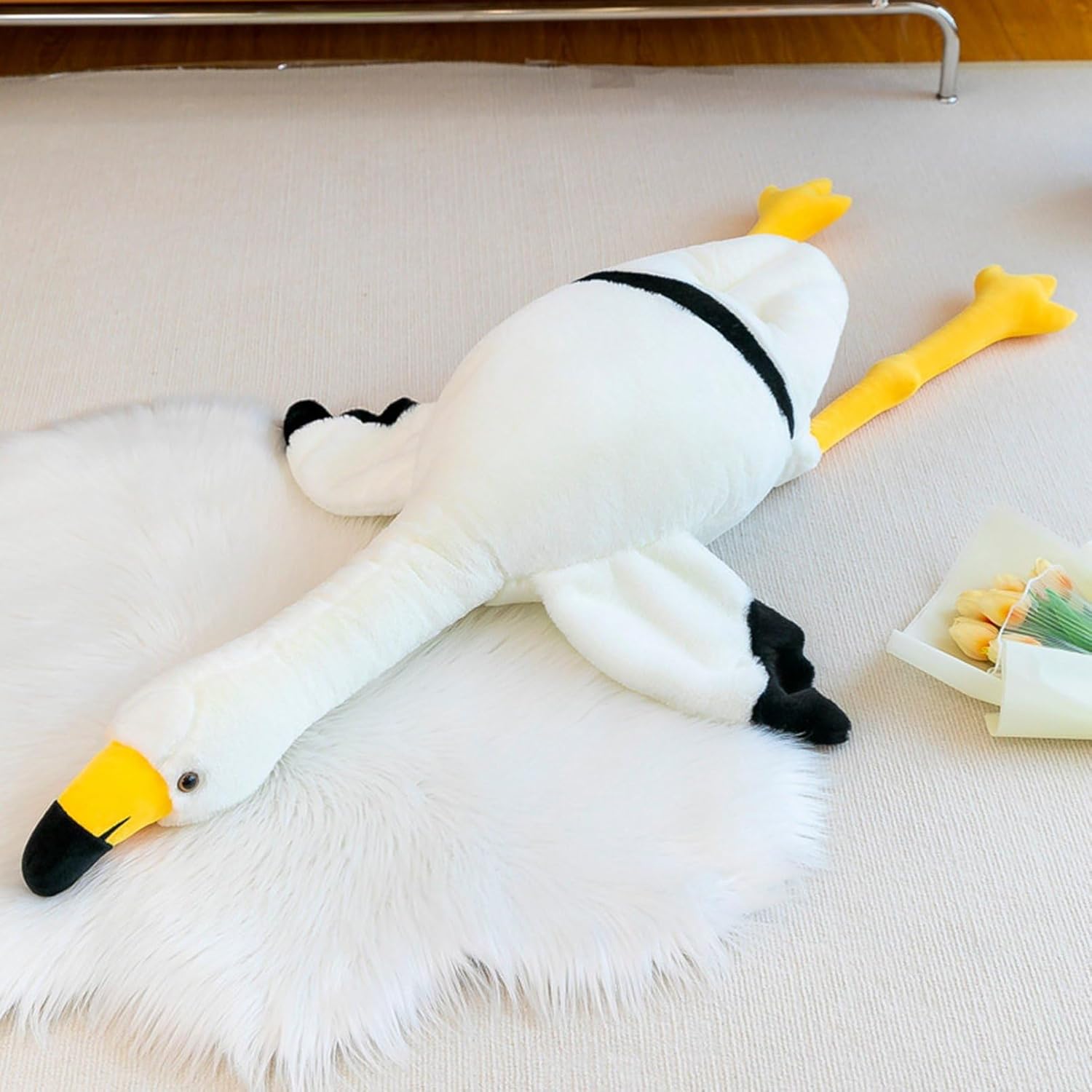 ぬいぐるみ フラミンゴ 特大 抱き枕 座布団 好いたらしい 毛の荒物 事務机枕 横向き寝 腰枕 うつぶせのフラミンゴ 論なく論なく ふわふわぬいぐるみ もふもふ パステル色の 気持ちいい 癒しグッズ 洗え