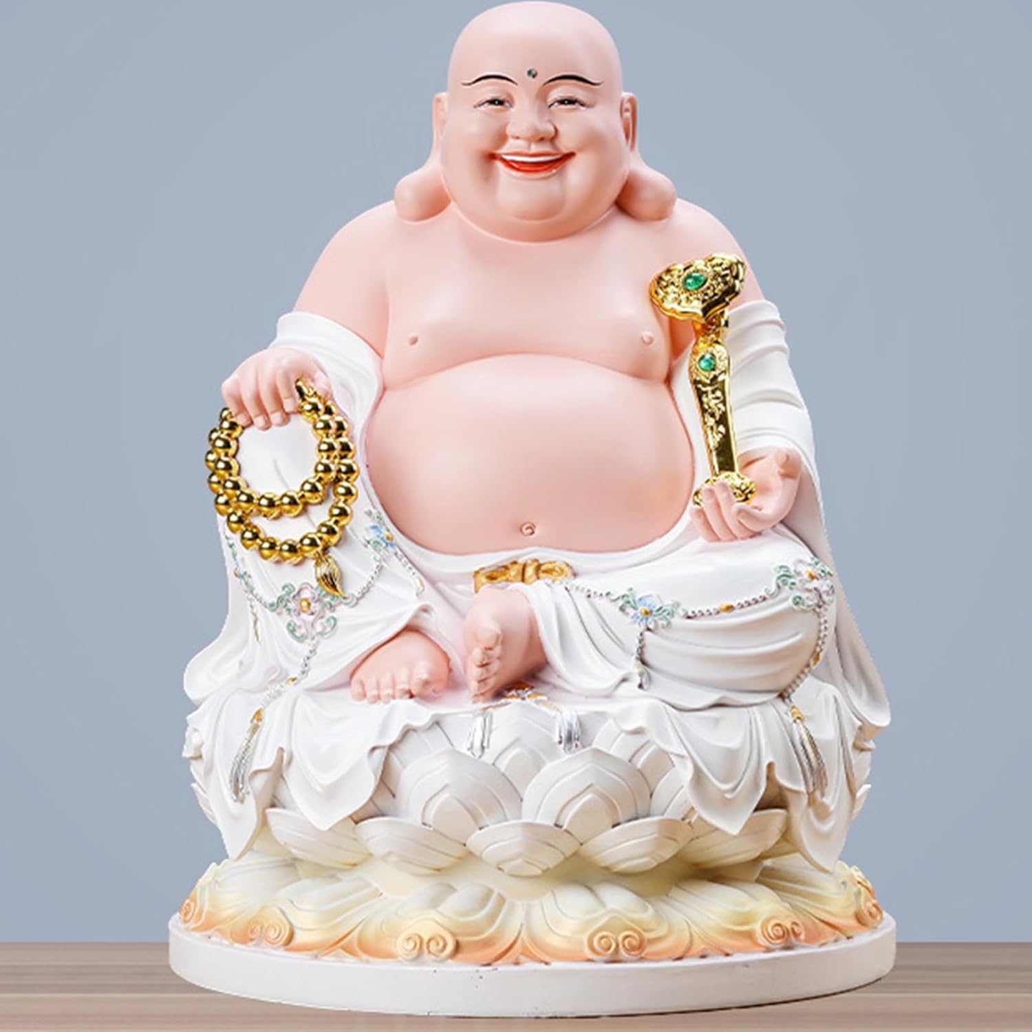 弥勒 弥勒仏 布袋尊 布袋様 弥勒様 飾りつけ わらい顔仏像 招財 風水グッズ 縁起物 風水品目 厄除け 金運引き上げる 御引き立て流行る念じる 脂製 刻みつける 開運グッズ 魔除け 金運 財運 開店祝い事 起業 差し上げ物