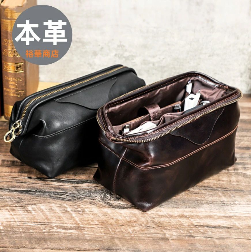 本革 ガジェットポーチ 収納ポーチ ミニバッグ ポーチ 小物入れ 収納バッグ 収納ケース 化粧ポーチ USB用収納ポーチバッグ 軽量 防塵 防