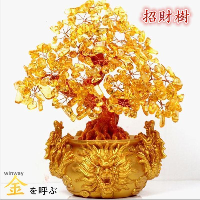 金のなる木招財樹飾りつけ胆汁晶 龍 竜 火竜 シトリン財運 思わしい 御勤め 毛の荒物 金運風水室内用便器 外 部屋の入り口 リビング 臥し所