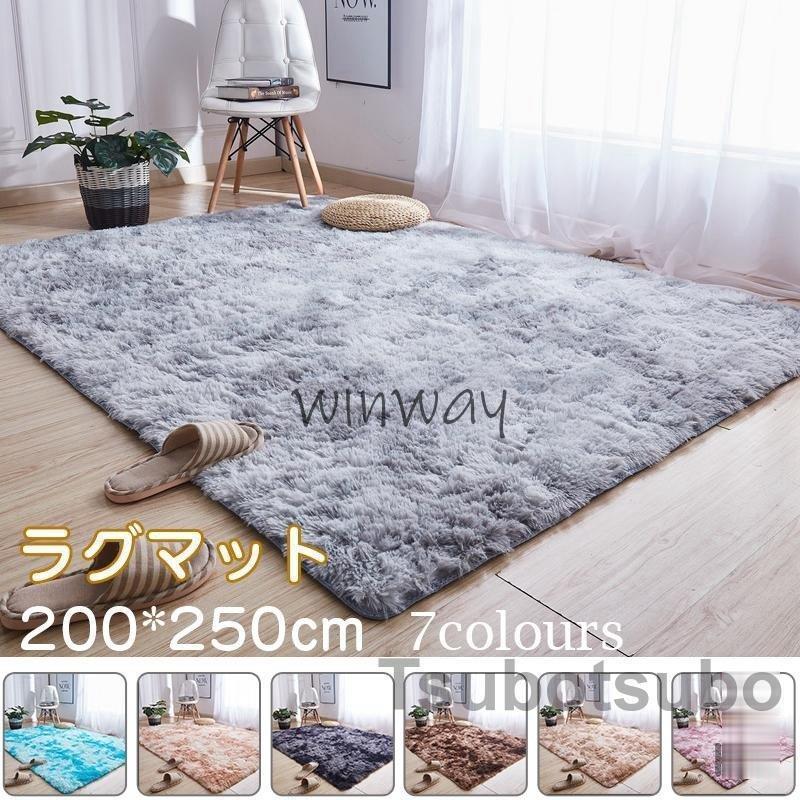 ラグ カーペット 200cm*250cm 絨毯 ラグマット リビングラグ対応 滑り止め 洗える オールシーズン 新生活 引越しお祝いギフト