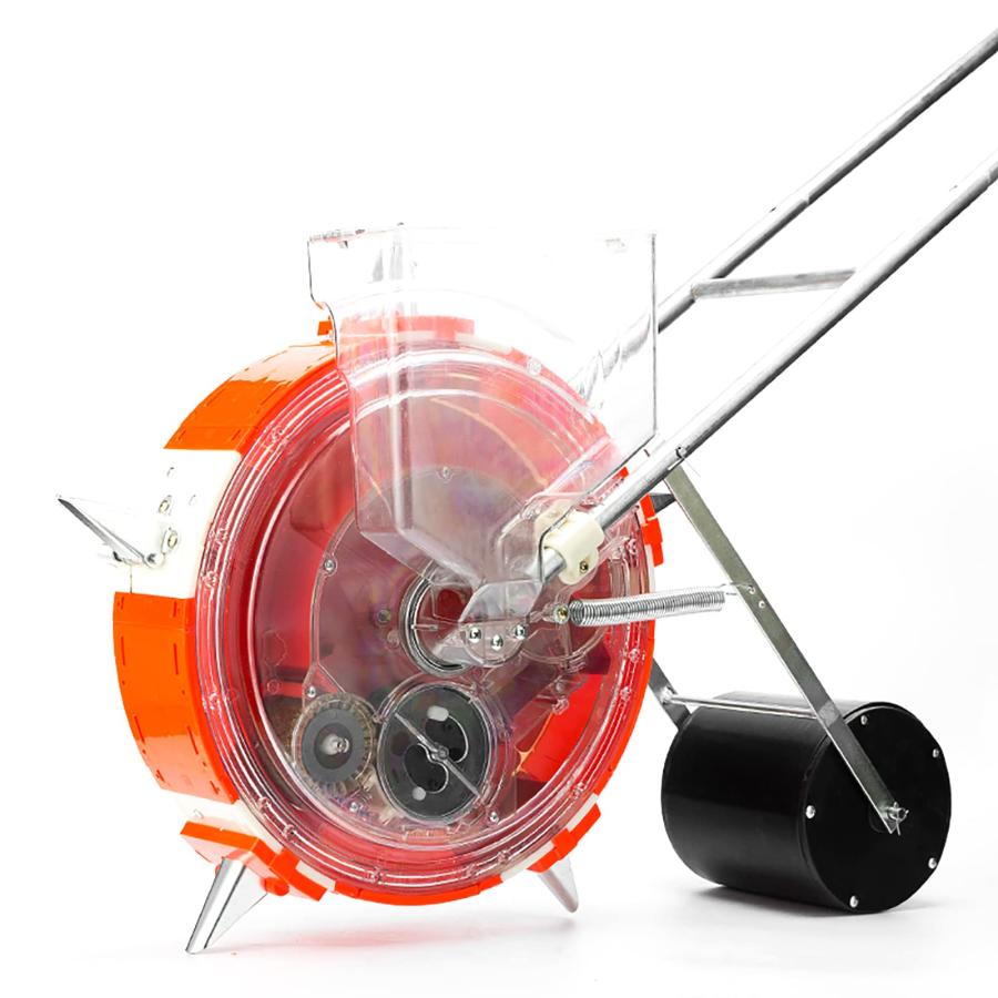 蒔き付ける機 蒔き付ける機 手動蒔き付ける機 草片蒔き付ける機 手動うしろ押し ステンレス鋼スチール写真製 手持ち部分付き添い人 合わせる能力のあるな草木あき場所 大豆南京豆 トウモ
