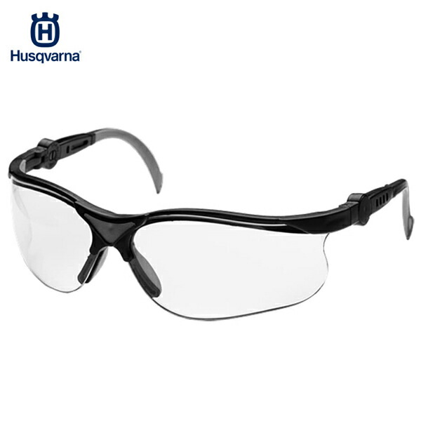 Husqvarna ゴーグル 青/黄 透明レンズ付き