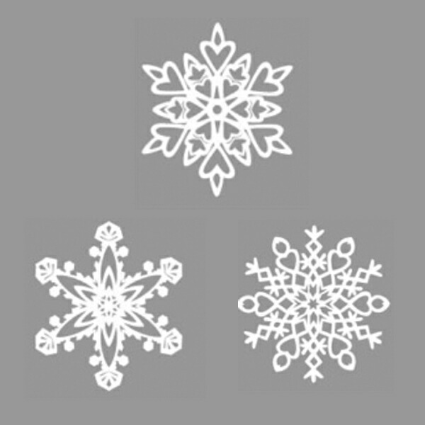 Viewgarden 105 Emotion Small Size Three Pieces Snowflake
