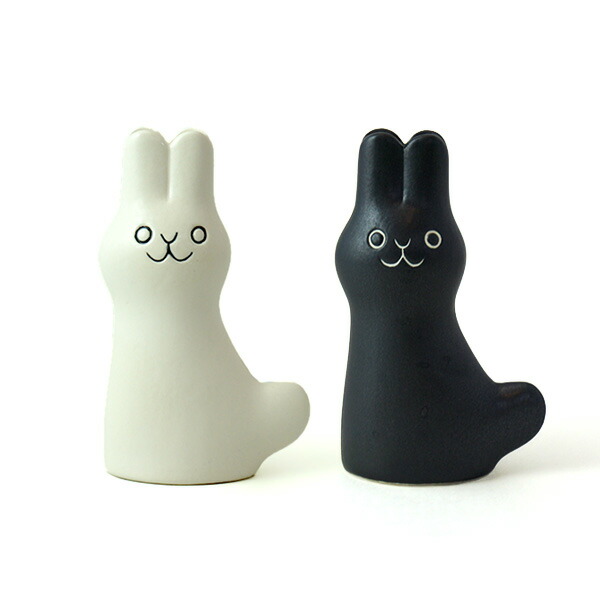 楽天市場 花瓶 オブジェ 陶器 一輪挿し ウサギ 鹿児島睦 デザイン 北欧 おしゃれ かわいい インテリア うさぎ 兎 ホワイト ブラック 小さい ミニ En Liten Van Rabbit フラワーベース ハンドメイド エンリトゥンバン Keramikstudion ケラミックステュディオン Dieci