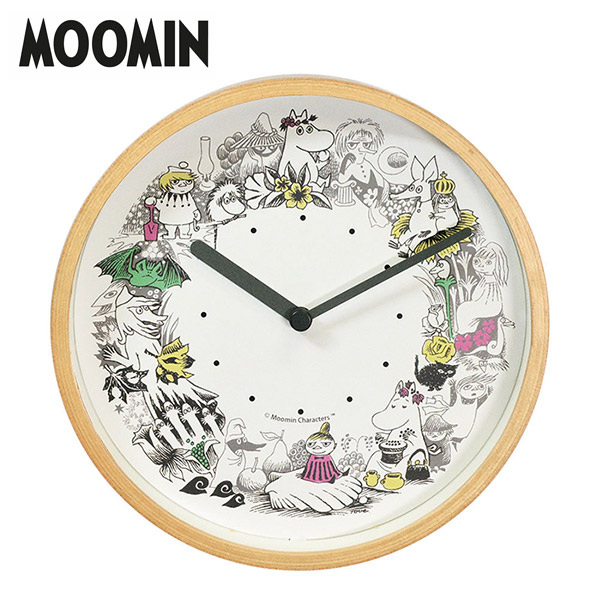 ムーミンタイムピーシーズ 人気 moomin time pieces 掛け時計 針の音