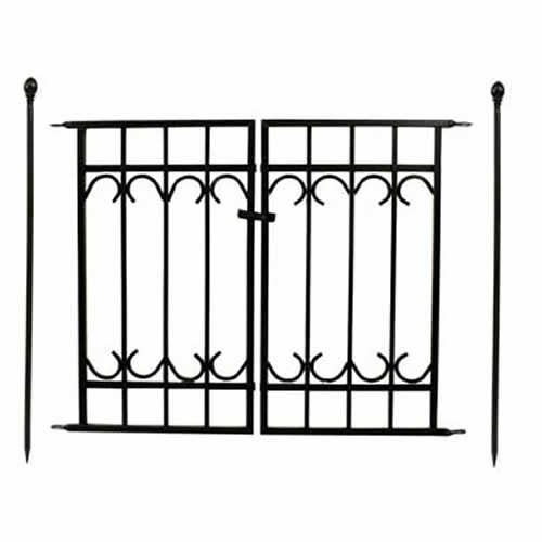 注目ブランド パークアベニューゲートセット 送料無料 フェンス ゲート 扉 アイアン ガーデンフェンス ガーデニング 枠 柵 仕切り 目隠し 境目 クラシカル アンティーク トレリス つる 薔薇 バラ 朝顔 園芸 ラティス 60 Off Psht Or Id