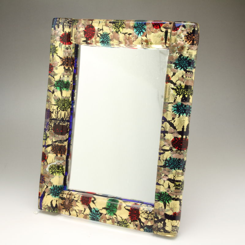 楽天市場】ベネチアンガラス 写真立て(フォトフレーム) グラニーリア緑