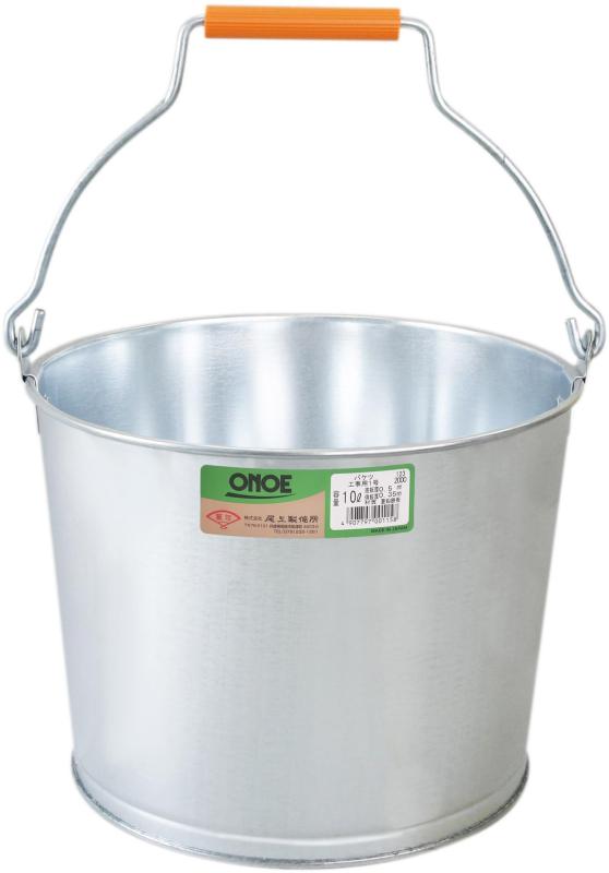 尾上製造所(ONOE) 20個入り口・入口 井戸釣瓶工事用1号 G-B-K1 [10リッター 底が全体として釣りあい性・耐久性あり ぼうぜん自失や寒さに揺るぎ無いジンク鉄板 耳は二重耳で曲がったり折れ 火に揺るぎ無いトタン製 工事用・建材用 日