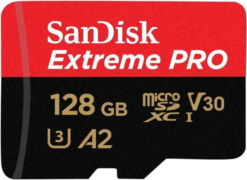 microSDXC 128GB   SDSQXCD-128G-GN6MA Extreme PRO R:200MB/s W: 90MB/s UHS-I U3 V30 4K Ultra 固定ディスク A2 Compatible with SD Adapter Inc
