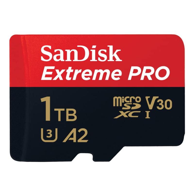 microSDXC UHS-I Card 1TB Extreme PRO Ultra High Speed Type ( to 200 MB/s / Write to 140 MB/s when using Professional PRO-REA