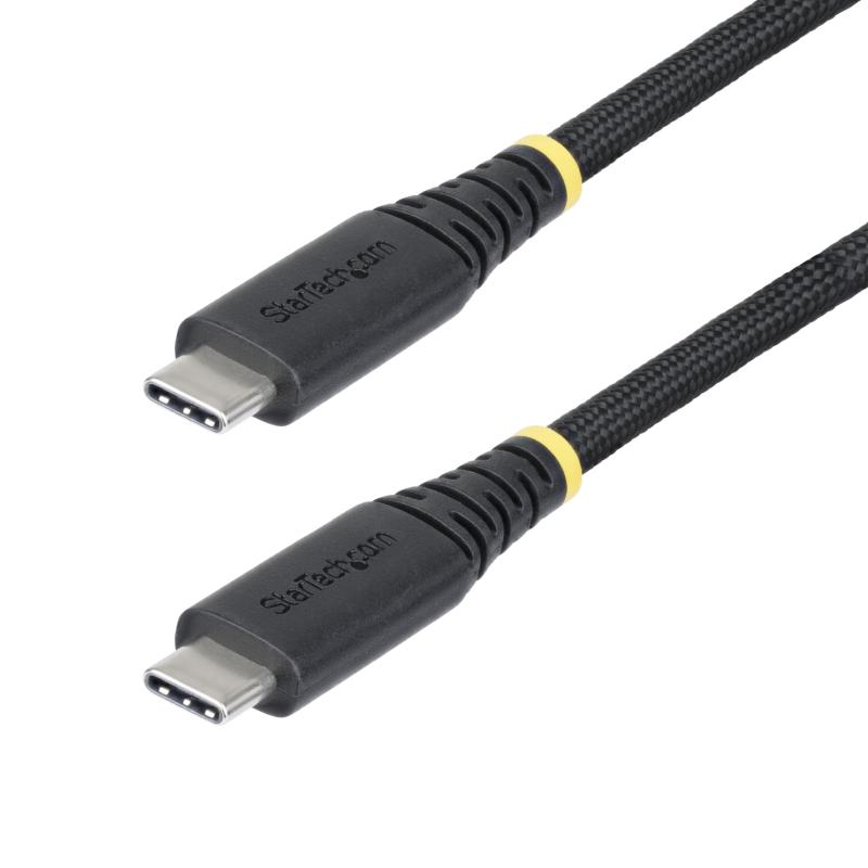 StarTech.com USB-Cケーブル／3m／USB 2.0／Type-C to Type-C／240W 5A PD EPR／USB-IF／ブラック／高耐久 高速充電 データ転送 S2CEPR3M-USB-CABLE