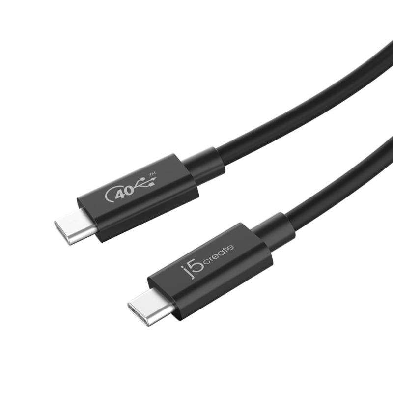 USB-C ケーブル USB4 認証取得 Thunderbolt4 3 対応 8K60 40Gbps PD100充電 80mm デイジーチェーン対応 1万回折り曲げテスト E-MARKチップ搭載 MacBook Windows PC Chromeboo