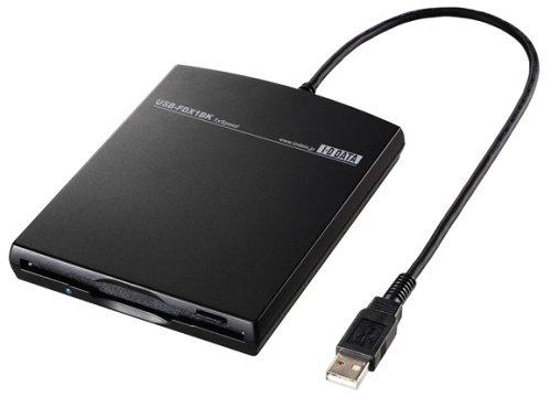I-O DATA USB-FDX1BK USB 2.0 FullSpeed相応う 1倍速 FD運転