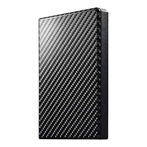 機器 HDPT-UTS1K USB3.1 Gen1対応ポータブルハードディスク「高速カクうす」 カーボンブラック 1TB|ビガーショップ