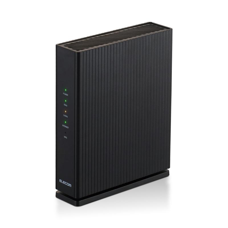 エレコム 無線LAN ルータ 無線電話ローカルエリアネットワーク 2402+574Mbps 11ax 有線Giga IPv6 EasyMesh(TM) エコ包み WRC-W602-B