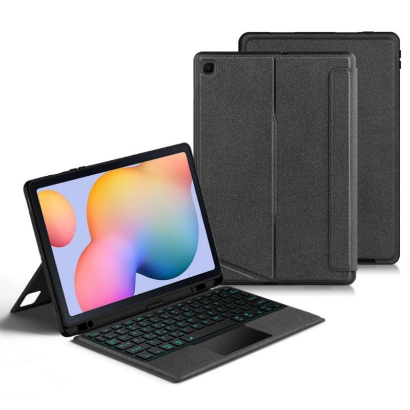 縦置き相応う Galaxy Tab S9 FE+ A9+ S6 Lite 鍵盤 タッチパッド うしろ側ともし火付き添い人 磁石式 入れもの 引きはなす式 Galaxy S9 FE S8 S7 鍵盤入れもの 磁気ねばり着く 貨物自動車パッド付き添い人