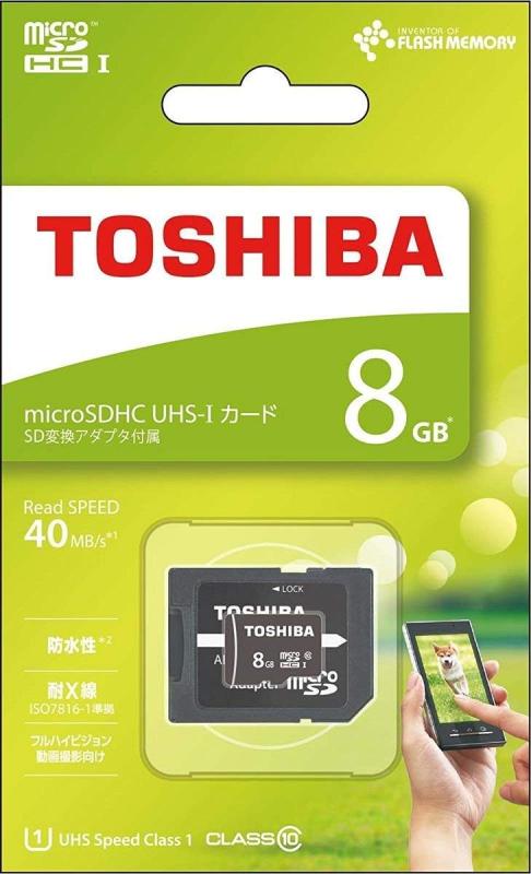TOSHIBA microSDカード Class10 UHS-I対応 (最大転送速度40MB/s) () MSDAR40NG｜ビガーショップ