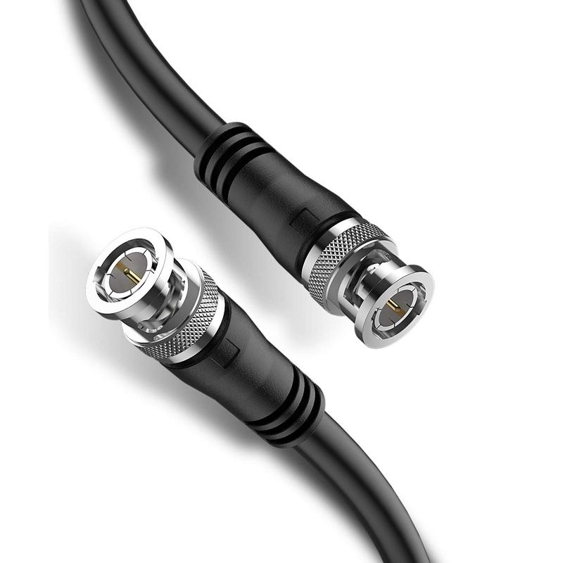 BNC有線テレビ 、 固定ディスク-SDI有線テレビ 75Ω BNC 同軸有線テレビ 3G-SDI 超高鳴りわたるす早さ 75-5 BNC牡 to BNC牡 SDI さし画有線テレビ 18AWG 無O銅伝導体