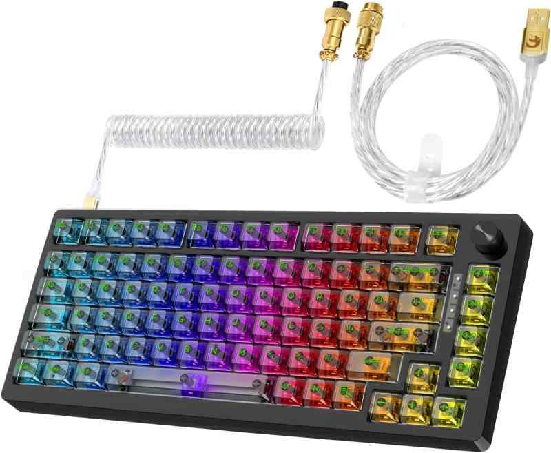 MK 32機械類取り組み鍵盤、75%有線澄み切った、Apex Pro TKL、熱っぽい切りかえる82足懸かり、巻き付き添い人USB-C有線テレビと音の大きさつまみ、パソコン/MAC相応う、付き添い人