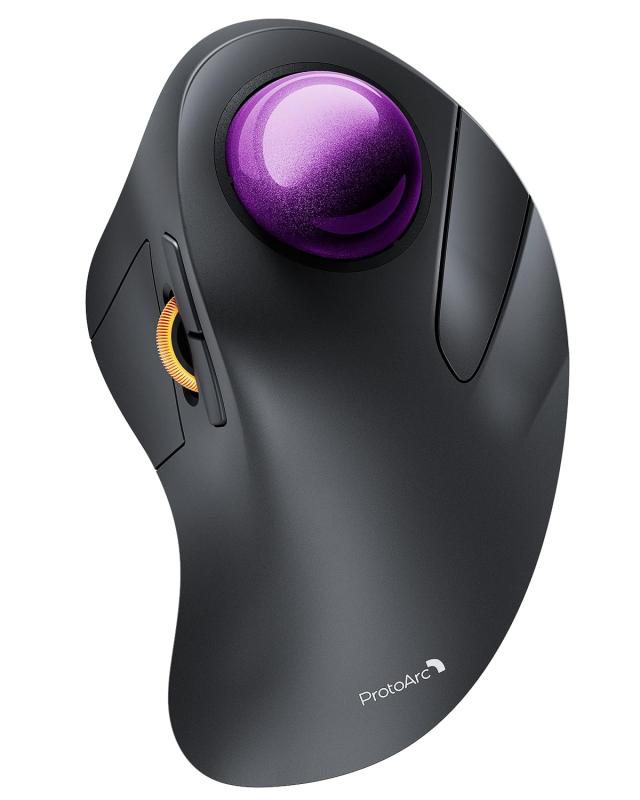 EM03 NL トラックボール二十日鼠 人さし指 静音 無線電話 2.4GとBluetooth両相応う 3台等しく繋ぎ合わせる 無線電話二十日鼠 トラックボール USB申し受ける式 中指取りまわし 6名取り草 5座標軸DPIうつり変わり Windows/mac/iOndroid相応う 大玉