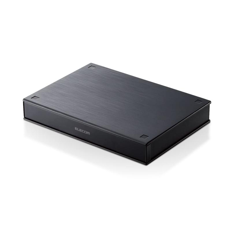 エレコム ポータブルHDD ハードディスク 1TB PC/テレビ録画用 USB3.2(Gen1) ブラック -PTV010UBK