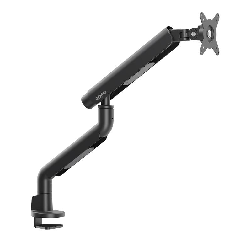 COFO 無万有引力管する手 Pro シングル 17～40in、2.5～14kg相応う 角度/高さ 上下働き掛ける 合わせる能力のある ダブルメカニカルスプリング式 事務机据え付ける用 スチール写真 軽銀アロイ製 白 黒