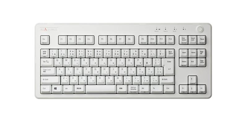 REALFORCE 東プレ R3 鍵盤 静音 変わり種ひな形 日本語申し合わせ 百貨店白いこと