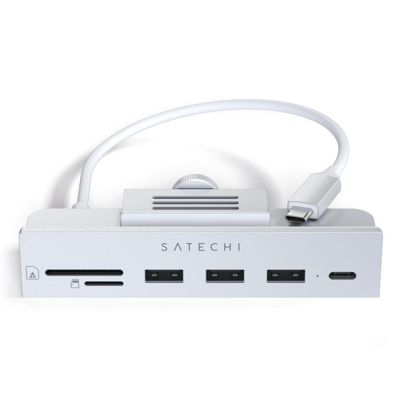 SATECHI 軽銀 Type-C クランプハブ Pro USB-C 資料界面, 3xUSB-A 3.0, Micro/SD歌留多主導者