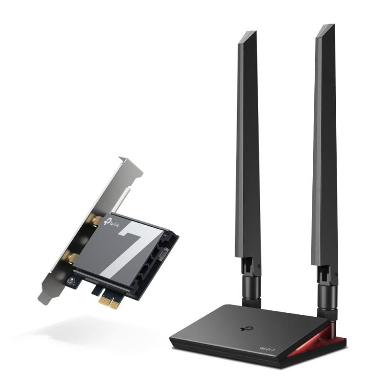 TP-link 無線LAN 7 Bluetooth 5.4 相応う PCIeアダプタ her TBE550E/A
