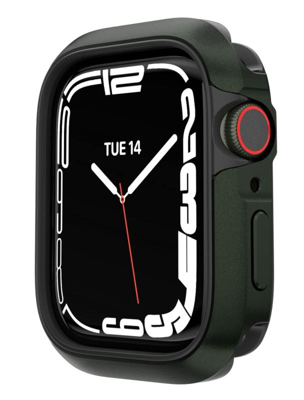 MagEasy Apple Watch Series 8 / 7 45 mm 対応 ケース 米軍 MIL規格 耐衝撃 アルミ × TPU 保護ケース 衝撃 吸収 シンプル Appleウォッチ 保護 カバー [ Apple AppleWatch8 Appl