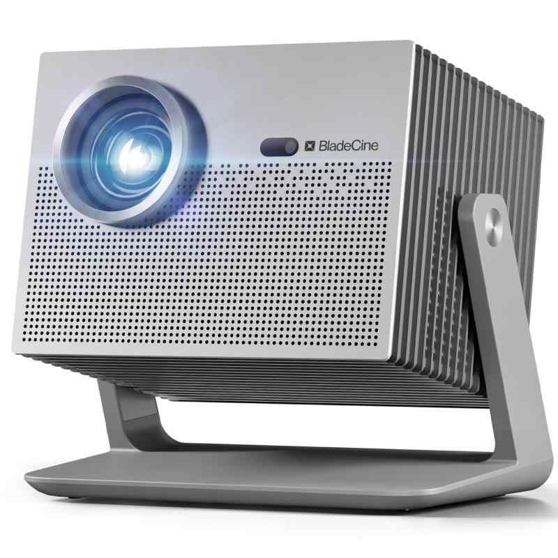 Bladecine Cube 600 映写機 600ISO lm 盛りだくさん固定ディスク 1080p Netflix\u0026amp;Dolby Atmos相応う 身寄り用 小型 上昇限度 照明ランプ押し並べて 全自動小銃台形手を加える 360°回転させる能力のある 静音 200in投掛ける 持っていく可