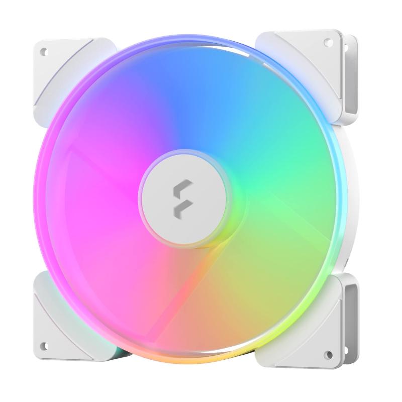 Fractal Design Prisma AL-18 PWM RGB White 180粍 ARGB相応う マイコン容れもの愛読者 FD-FAN-PRI-AL18-PWM-WT FN1750